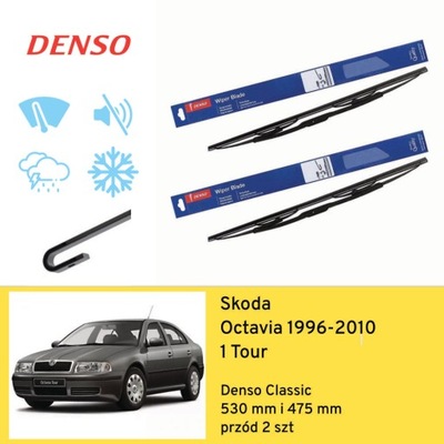 ESCOBILLAS PARTE DELANTERA PARA SKODA OCTAVIA 1 TOUR (1996-2010) DENSO  