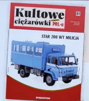STAR 200 WT MILICJA Kultowe ciężarówki PRL 81 WADA CZYTAJ OPIS