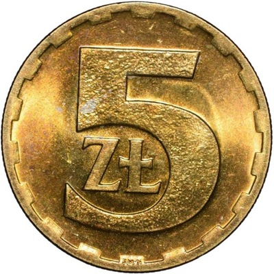 5 zł złotych 1976 Stan I- Menniczy