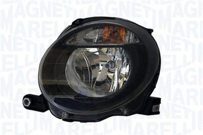 FARO FIAT 500 IZQUIERDO HALÓGENO H7, WY21W COLOR CUADROS NEGRO LPM302B  