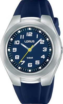 Lorus zegarek dziecięcy czytelny cyfry 100m wodoszczelny wskazówki RRX83GX9