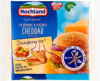 Ser topiony plastry Cheddar 130g HOCHLAND