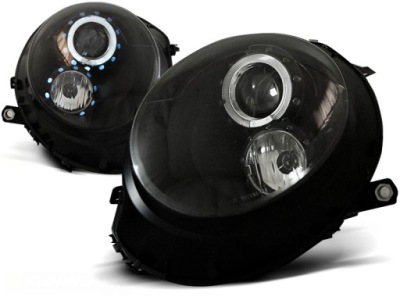PHARES AVANT BMW MINI COOPER 06 ROULEMENT EYES NOIR 