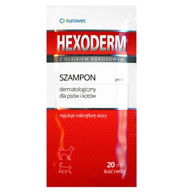 Eurowet Hexoderm šampón 20 ml