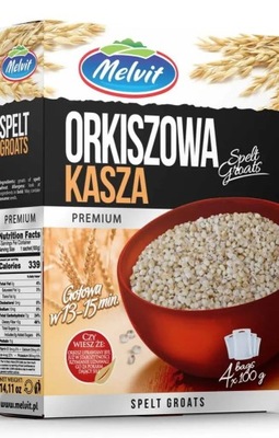 Melvit Kasza orkiszowa 4x100g