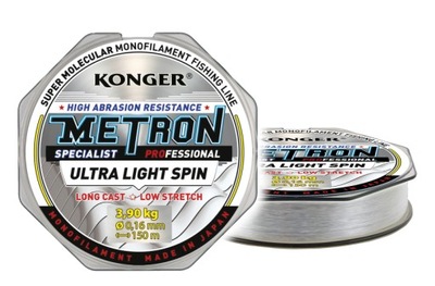 KONGER METRON SPECIALIST PRO ULTRA LIGHT SPIN 0,12mm/150m