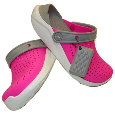 SALE KLAPKI CROCS RÓŻOWE 205964-6QR R 33/34