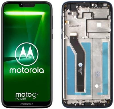 WYŚWIETLACZ DOTYK EKRAN RAMKA DO Motorola Moto G7 Power XT1955