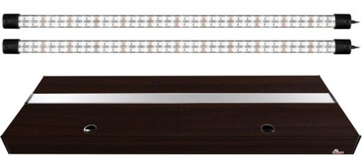 DIVERSA Pokrywa Platino LED 120x40cm (2x24W) Wenge