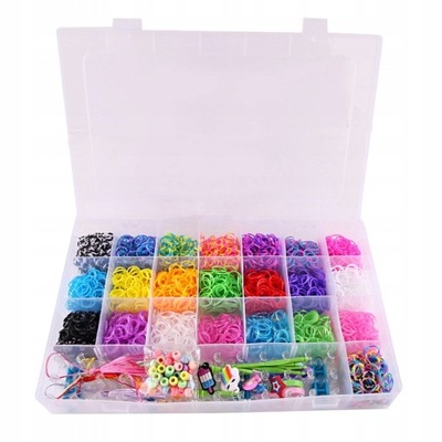 Loom Band Set Rainbow Branelet Weaving DIY