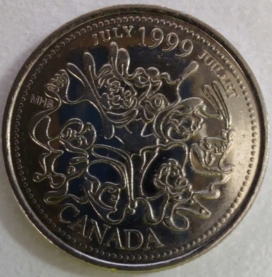 1292 - Kanada 25 centów, 1999