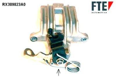 Fte супорт гальмівний audi a4 1.6 8d2. b5 фото №1