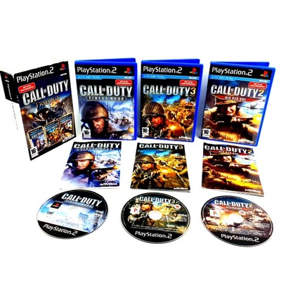 CALL OF DUTY TRILOGY FINEST HOUR 2 BIG RED ONE 3
