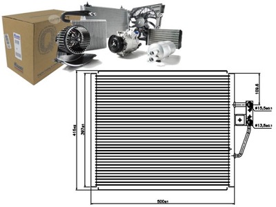 Конденсатор кондиціонера bmw z8 4.9 e52 фото №1