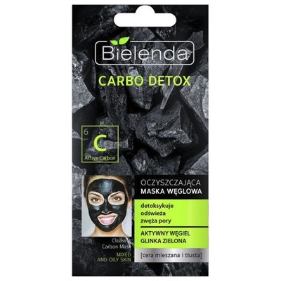 Bielenda Carbo Detox 8 g maska węglowa