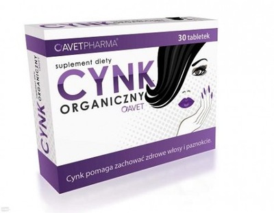 CYNK ORGANICZNY 30 tabletek AVET PHARMA