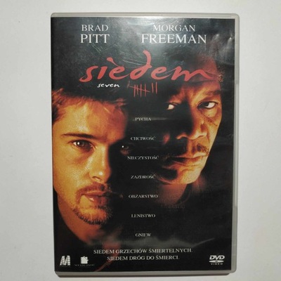 SIEDEM DVD Brad Pitt Morgan Freeman