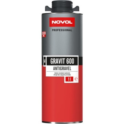 NOVOL Gravit 600 Baranek do Karoserii Czarny 1L