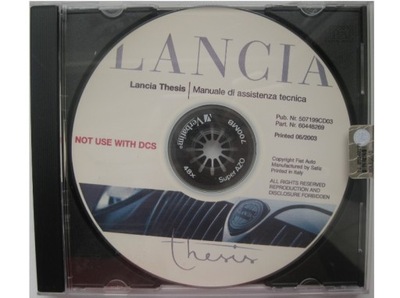 LANCIA THESIS MECÁNICA REPARACIÓN CD ORIGINAL  