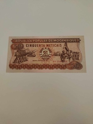 Mozambik - 50 Meticas - 1986 - UNC