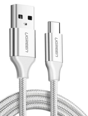 KABEL UGREEN USB-A/USB-C QC 3.0, 1M (BIAŁY)