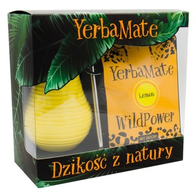 ZESTAW STARTOWY YERBA MATE WILDPOWER LEMON 400G