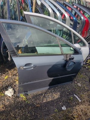 Дверь правый перед peugeot 407 серые фото №1