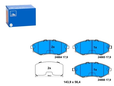 Тормозные колодки тормозные перед chevrolet astra epica zafira daewoo leganza фото №1