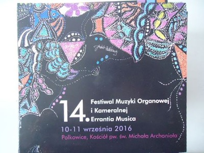 14 Festiwal Muzyki Organowej i Kameralnej Errantia