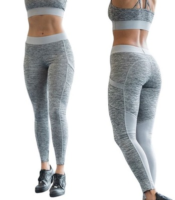 LEGGINSY sportowe siłownia FITNESS GYM XL/42