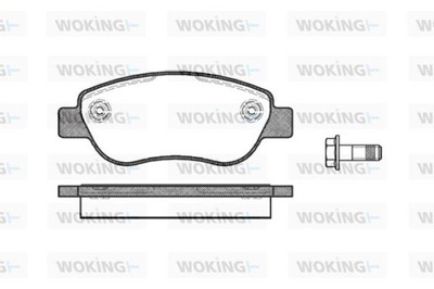 WOKING P1169300 ZAPATAS DE FRENADO  