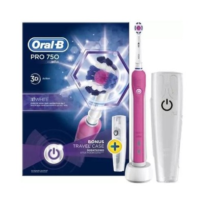 Szczoteczka elektryczna BRAUN ORAL-B PRO750 PINK