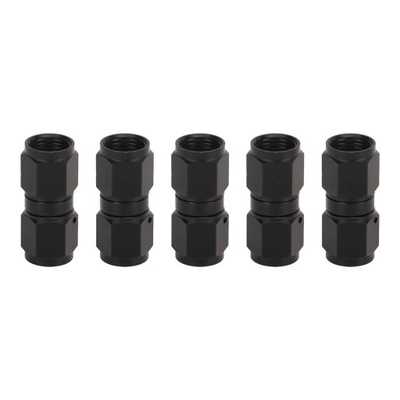 5 PIECES 6AN ADAPTER ASSEMBLY BLACK ZENSKI  