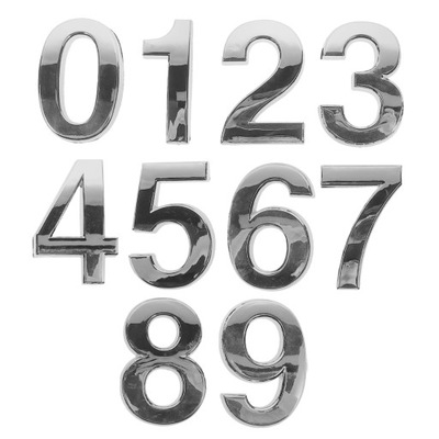 Naklejka Litera Numer domu Zewnętrzne znaki cyfrowe