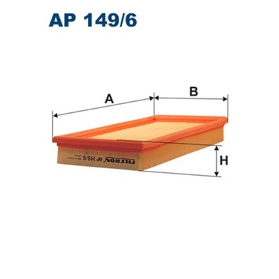 FILTRO AIRE FILTRON AP 149/6  