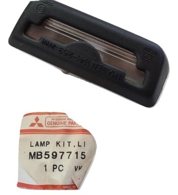 Лампа номерного знака mitsubishi colt lancer оригинал фото №1