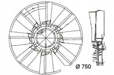 Behr hella колесо вентилятора фото №1
