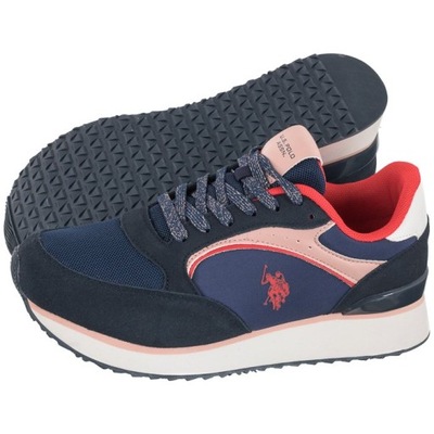 Buty Sneakersy Damskie U.S. Polo Fey005 Granatowe