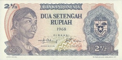 Indonezja - 2,5 Rupia - 1968 - P103a - St.1