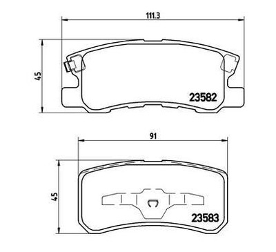 Brembo тормозные колодки тормозные chrysler 200 convertible фото №1
