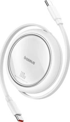 HUB USB Baseus Kabel USB-C do USB-C Baseus Free2Draw, PD, 100W, 1m (biały)