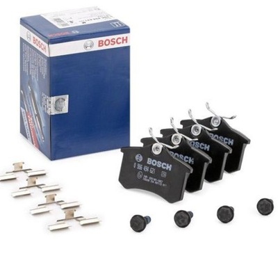 Bosch тормозные колодки тормозные задняя peugeot 208 2008 фото №1