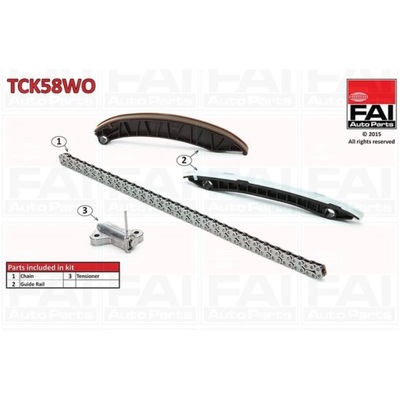 JUEGO CADENA DISTRIBUCIÓN FAI AUTOPARTS TCK58WO  