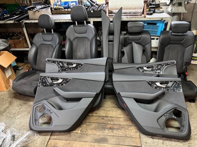 Audi q8 сиденья заднее сиденье обшивки alcantara электрика комплект фото №1