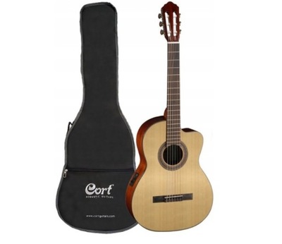Gitara elektroklasyczna Cort AC120CE z pokrowcem