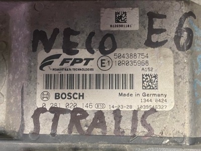 Блок управления iveco stralis euro6 0281020146 504388754 фото №1