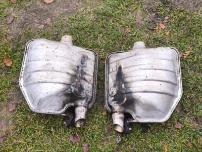 Гаситель конечный труба выхлоп левый dodge charger 3.6l 2015+ usa фото №1