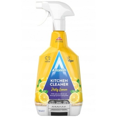 ASTONISH Lemon Spray do Mycia Kuchni 750ml UK NEW
