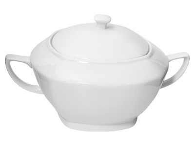 Porcelanowa waza do zupy rosołu biała do serwowania potraw wigilijnych 2,4l