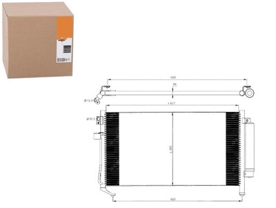 Конденсатор кондиціонера subaru forester 02- nrf фото №1